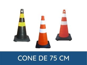 cone de sinalização de trânsito